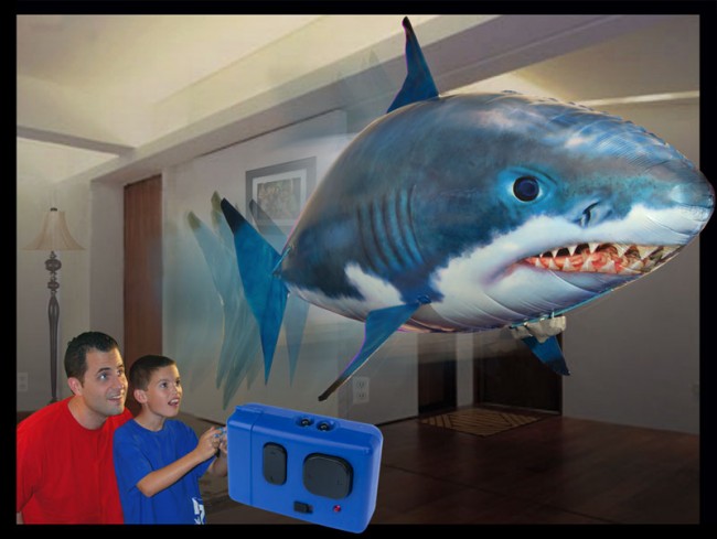 rc floating shark