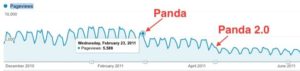 Panda algorithm updates